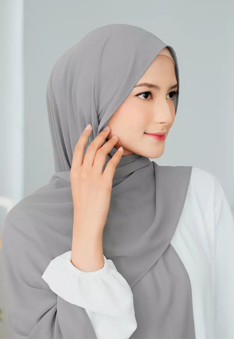 HIJAB INSTAN SAFFA - MONKEY GREY