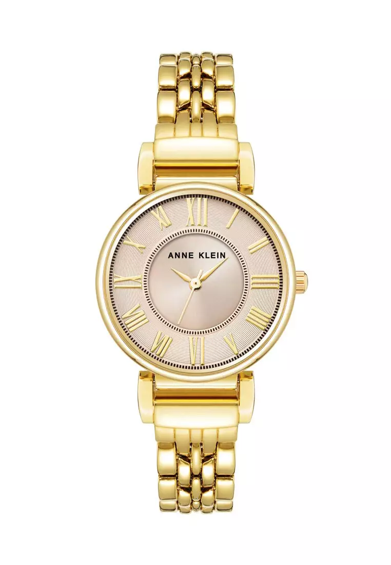 Buy Anne Klein Anne Klein AK2158BHGB0000 Gold Tone Round Watch