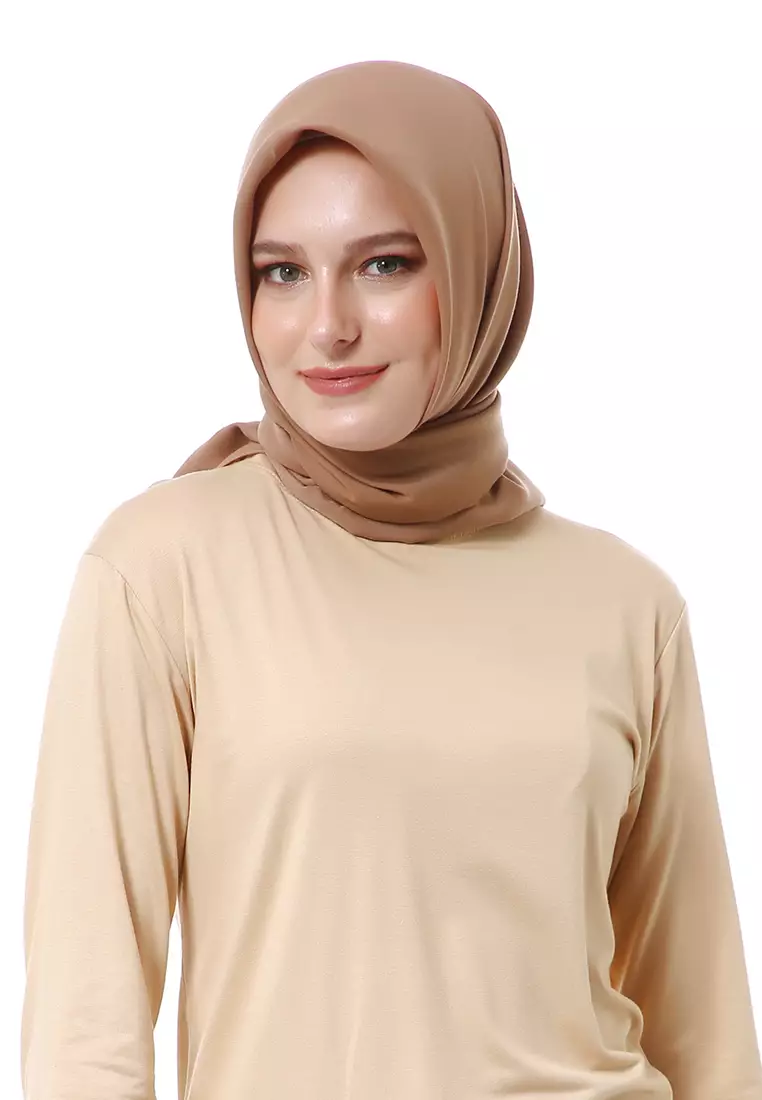 Vierra Jilbab Segiempat Paris Polos Premium Best Style - Milo