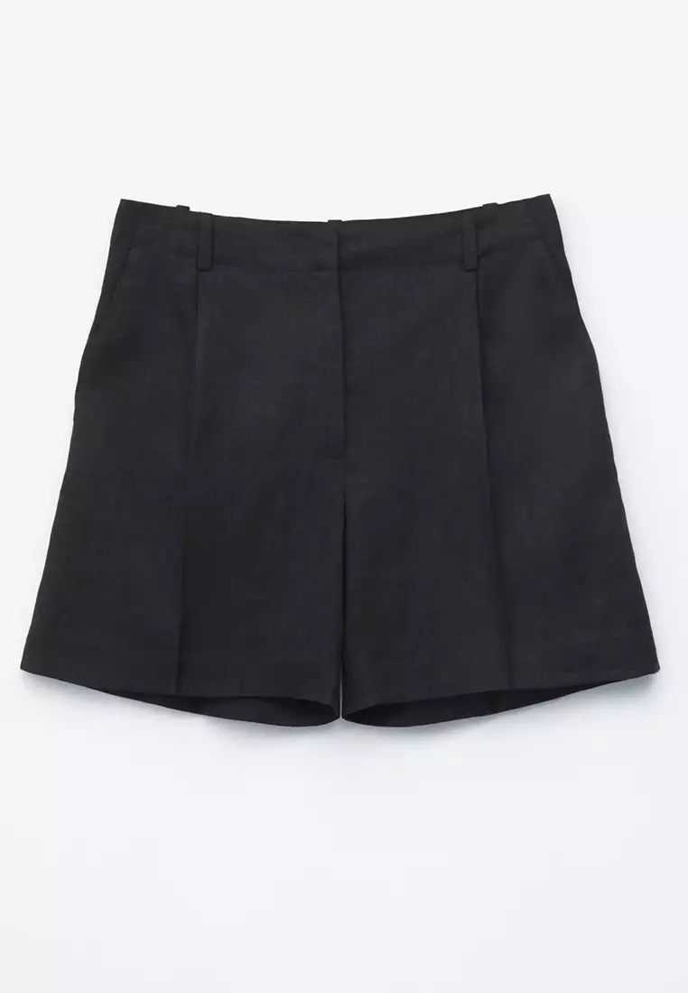 Tailored Linen Shorts