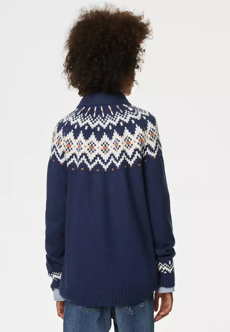 Fair isle jumper marks and spencer shop