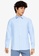 ZALORA BASICS blue Round Collar Shirt 7A6BFAA107B5A6GS_1