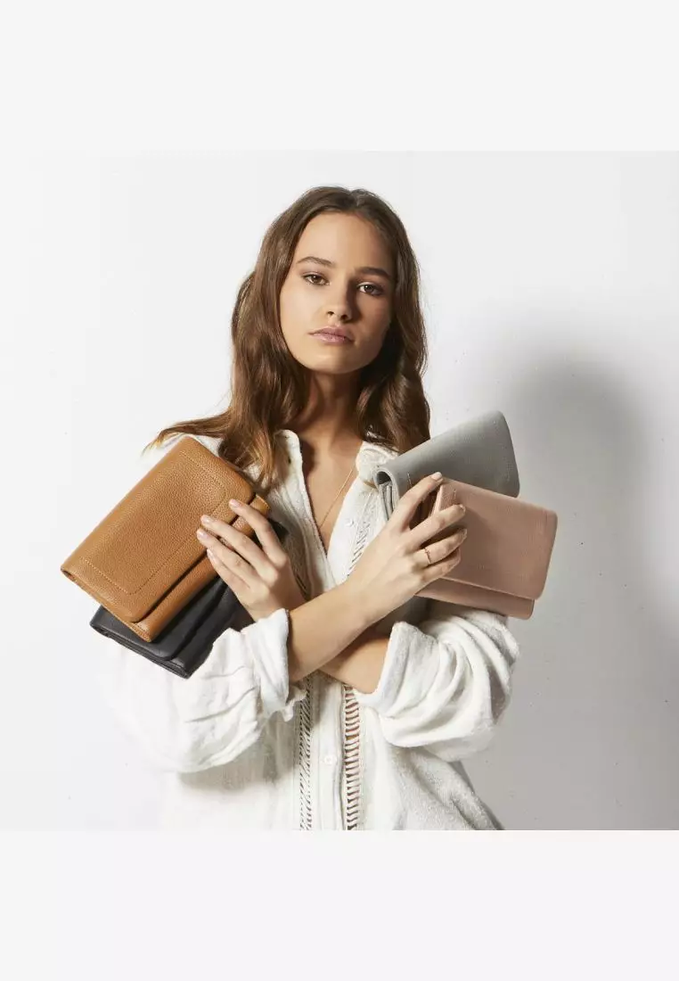 Buy Status Anxiety Status Anxiety Remnant Leather Wallet Black 2024