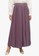 Benangsari purple Pleat Maxi Skirt Violet 4F4FFAA5FB5493GS_1