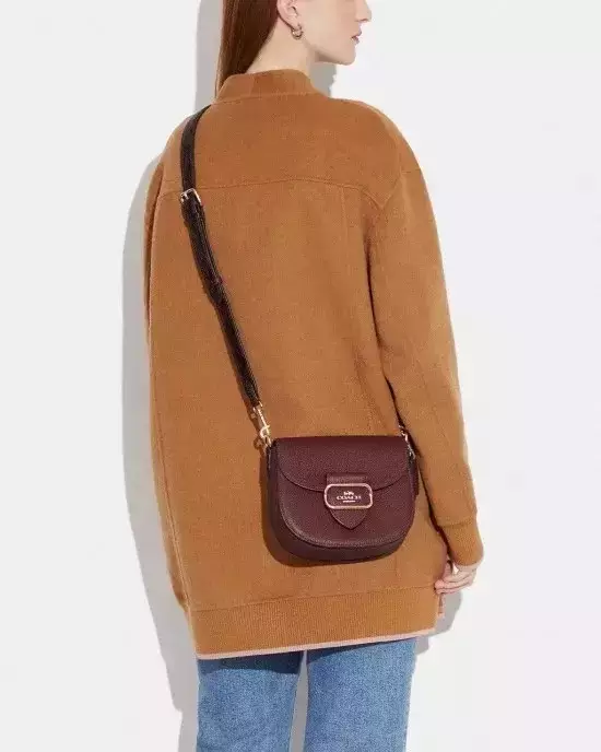 CE566 Morgan Saddle Bag Black Cherry Multi