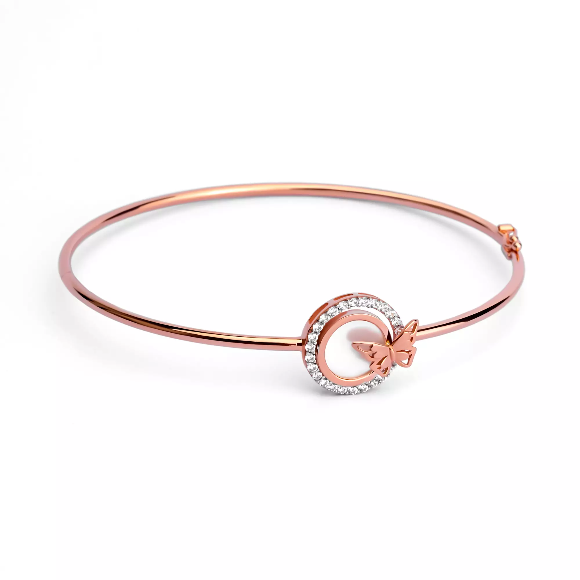 Gelang Emas 7k - Sania Gold Bangle - Mother of Pearl Collection - Juene Jewelry