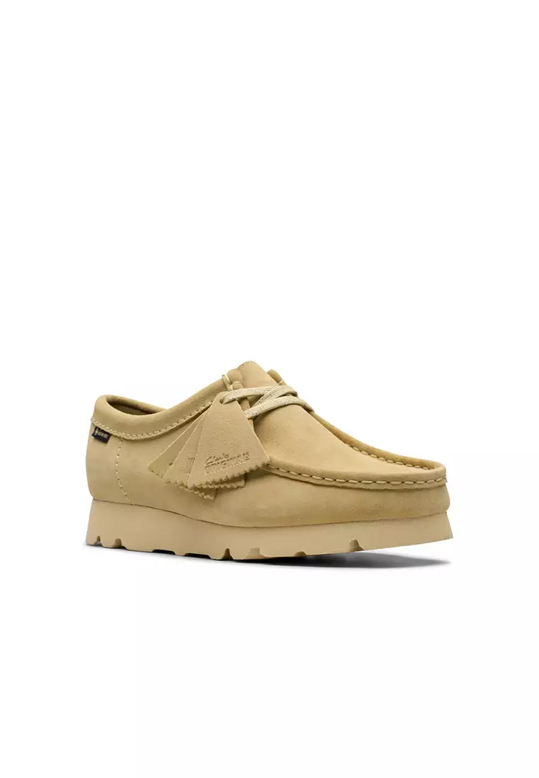 Buy Clarks Womens Wallabee.GTX Shoes - Maple Suede 2026 Online