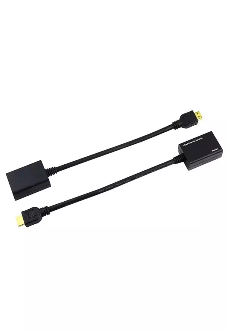 Buy Latest Gadget HDMI Extender 30 Meters By Cat5e/6 Cable Black