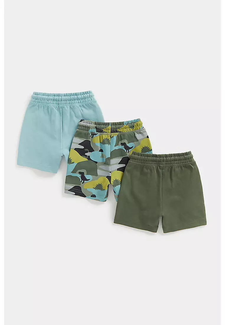 Dinosaur Jersey Shorts - 3 Pack