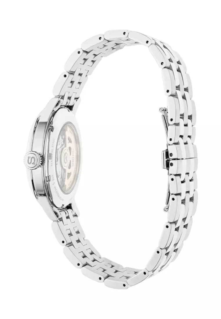 Seiko Presage Cocktail Time ‘Skydiving’ Ice Blue Dial Stainless Steel Band Automatic Watch SRPE19J1