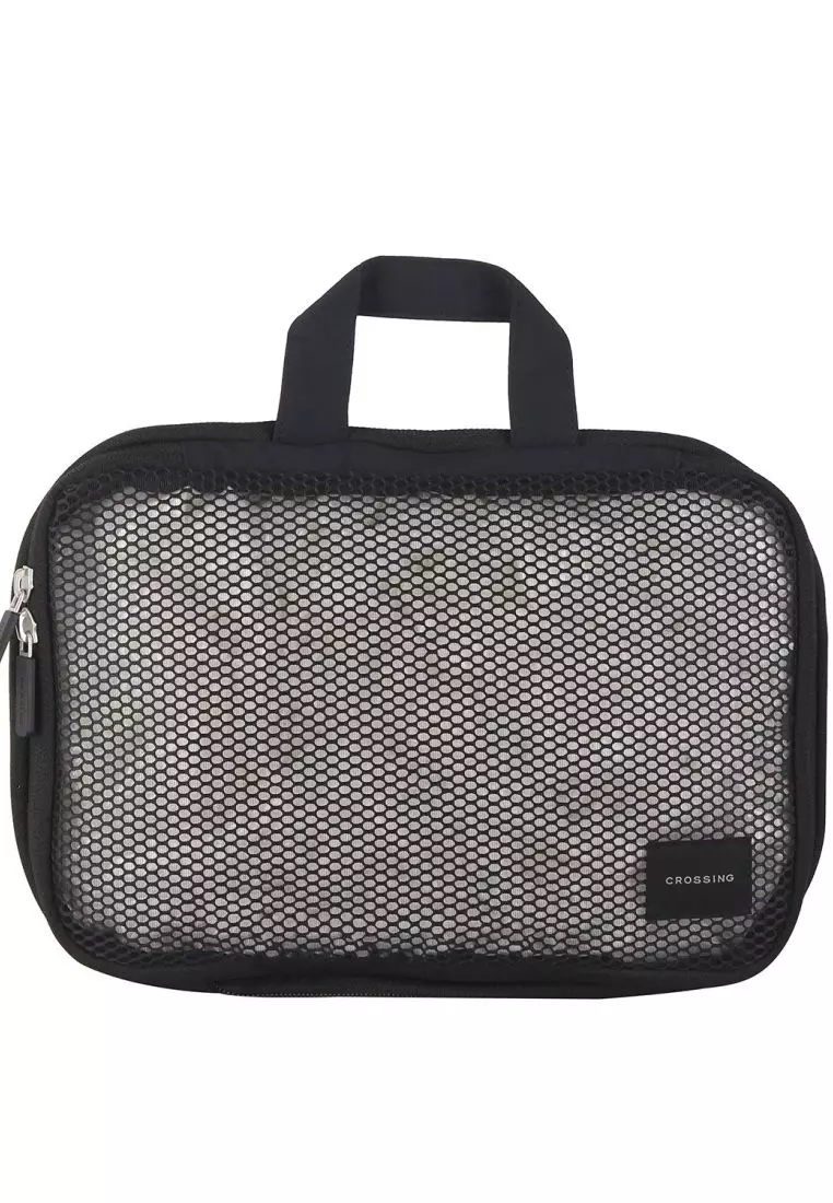 Crossing Waterproof Ripstop Nylon Compression Packing Cube Set (2-Piece Set) - Black