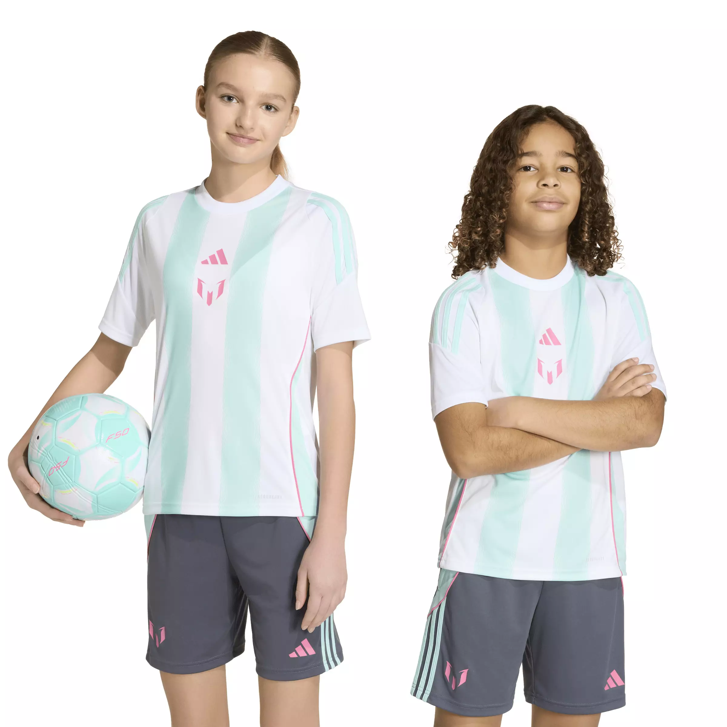 ADIDAS Messi Training Kids Jersey
 Y KD6405 - Jersey Anak (Putih)