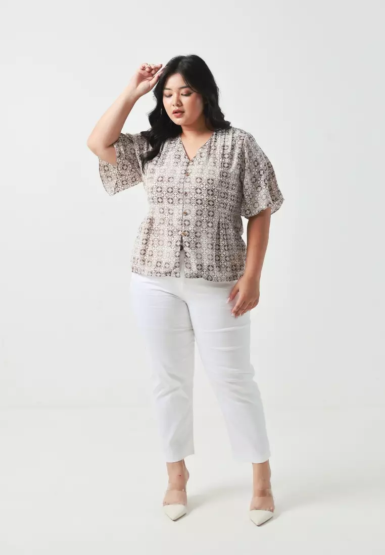 xtramiles Ladies blouse eliza vol 2 pattern brown