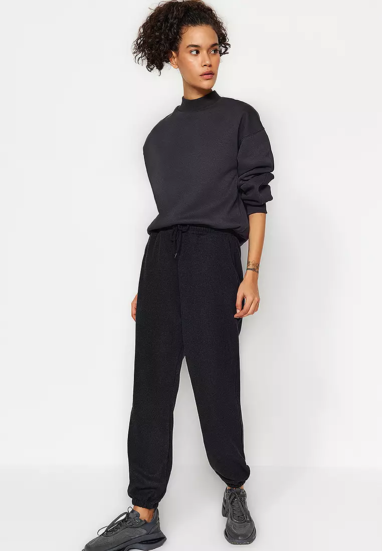 Sporty Elastic Sweatpants