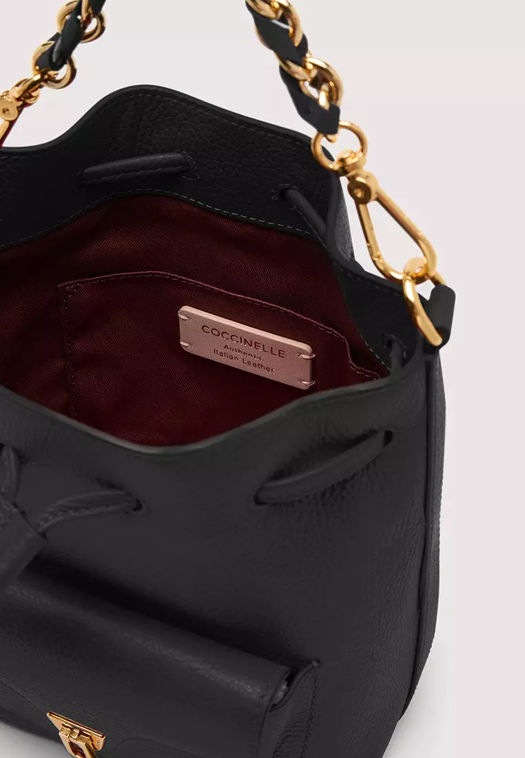 Beat Generation Drawstring Top-Handle Bag