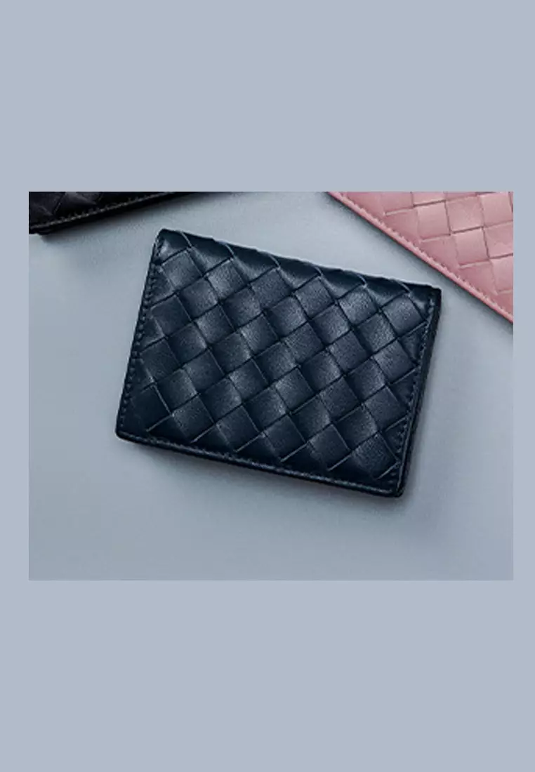 Weave Sheepskin Card Holder Purse JW AN-8822