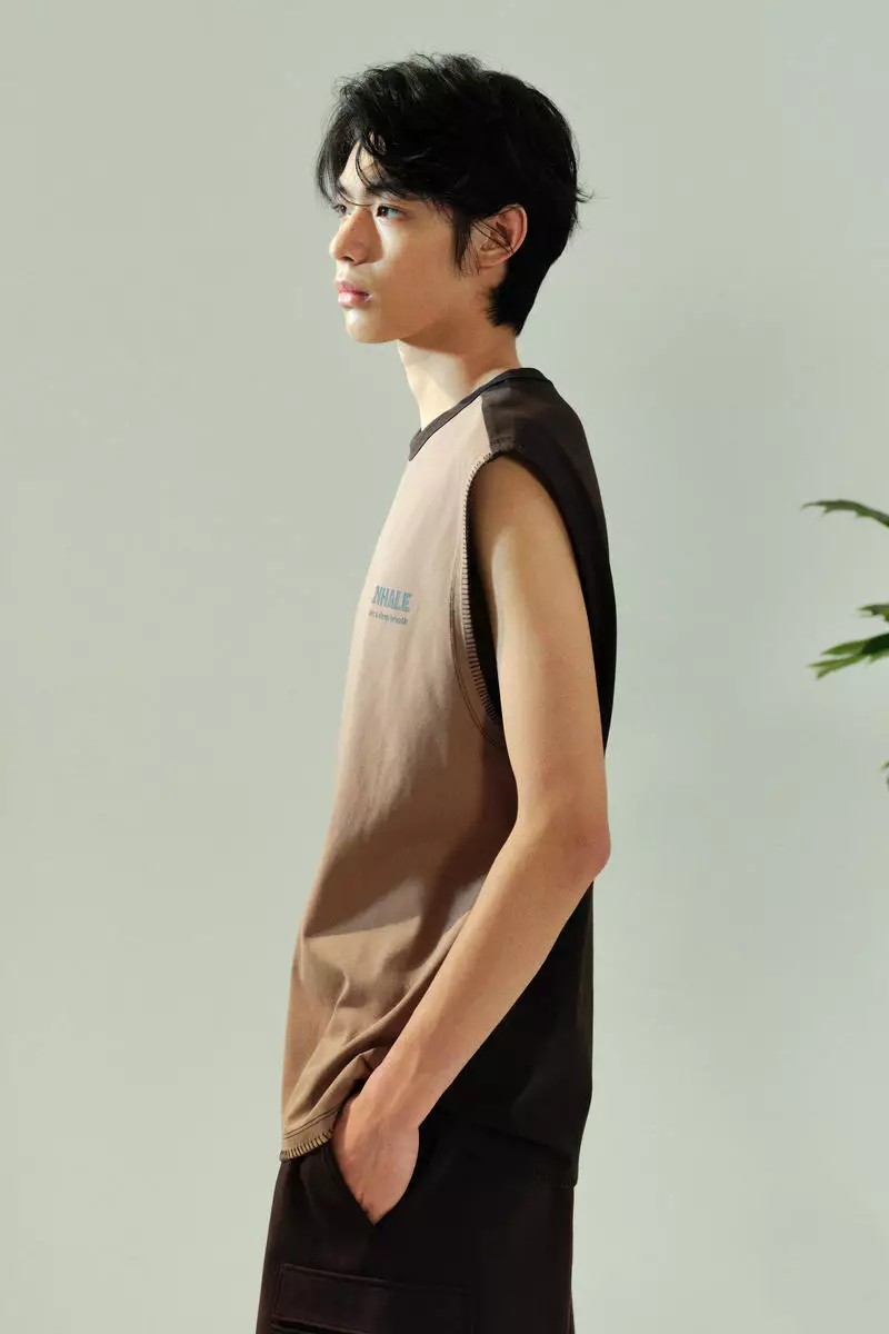 Loose Fit Printed vest top