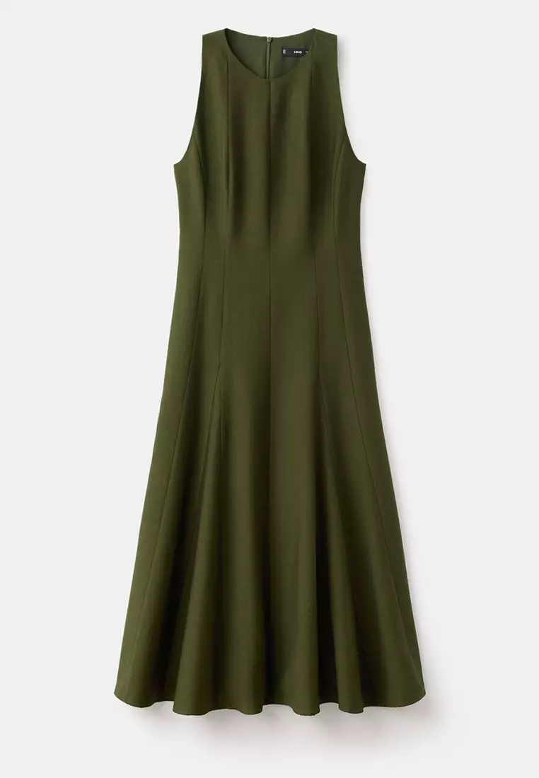 A-Line Dress With Godets