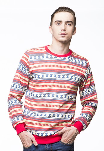 Endorse Sweater Theo Navajo Red M END-PI003
