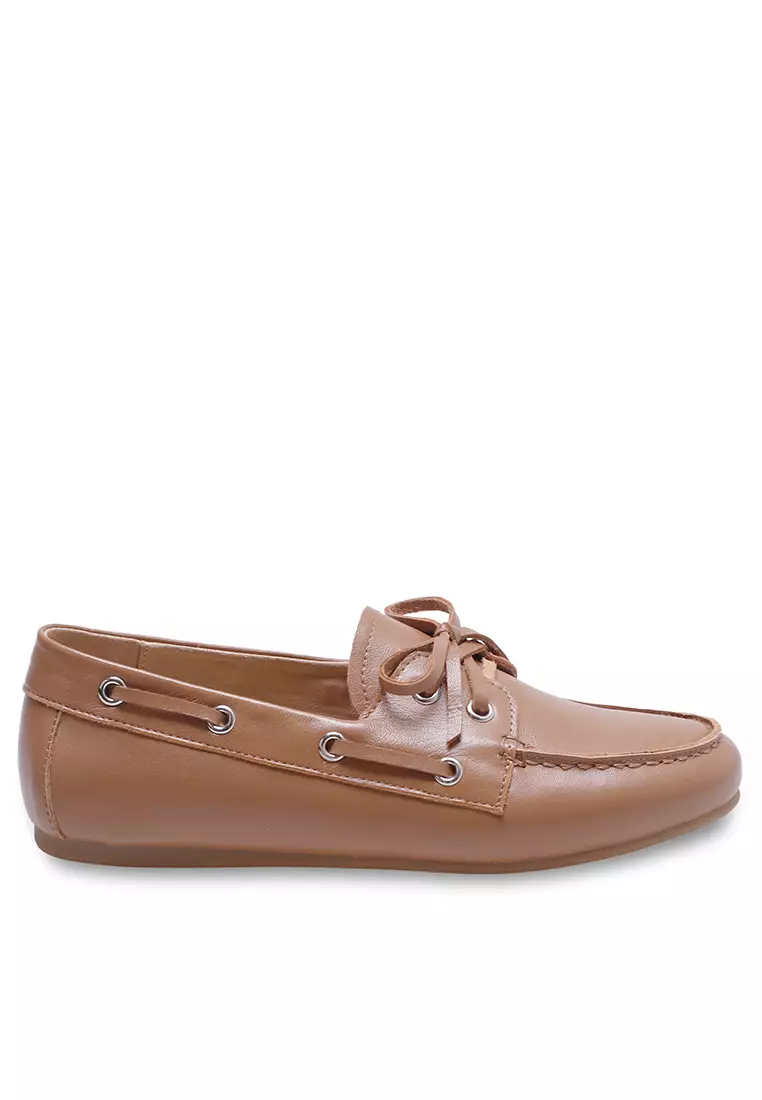 Discount on Twenty Eight Shoes  shoes - SKU: Lamb Leather Icon 2-Eye Classic Lug Shoes TH722-5