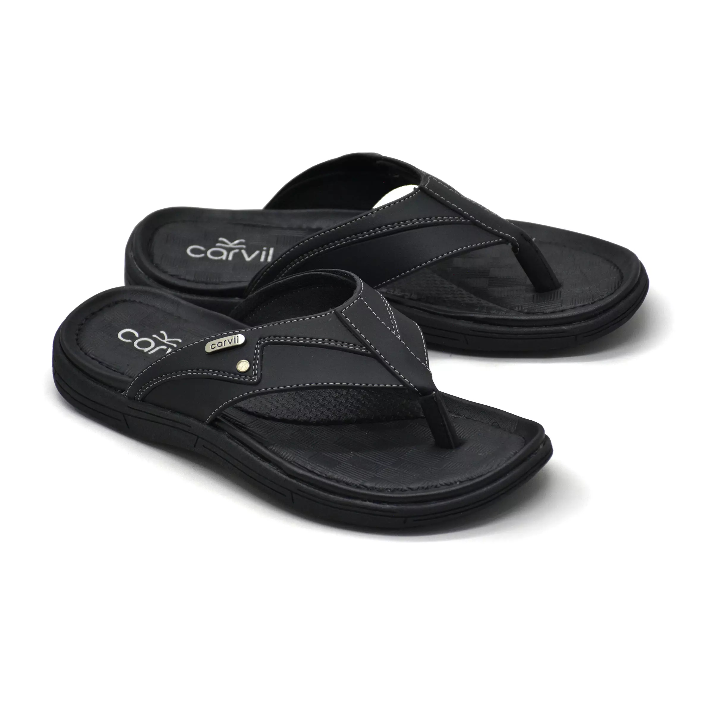 Carvil Sandal Pria Everton-01 M Black