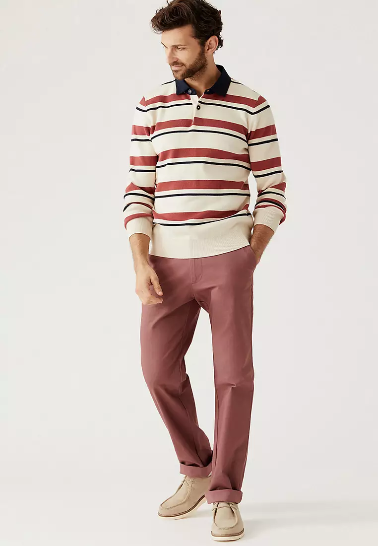 Regular Fit Stretch Chinos