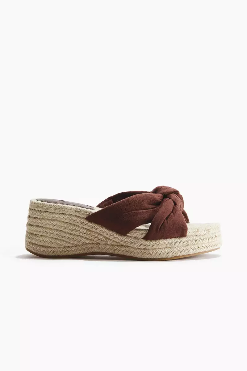 Wedge-heeled espadrilles