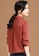 A-IN GIRLS red Solid Color Lapel Long Sleeve Shirt 64B9AAA5F05600GS_2