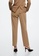 Mango brown Pleated Suit Trousers DBF28AA7C51E95GS_2