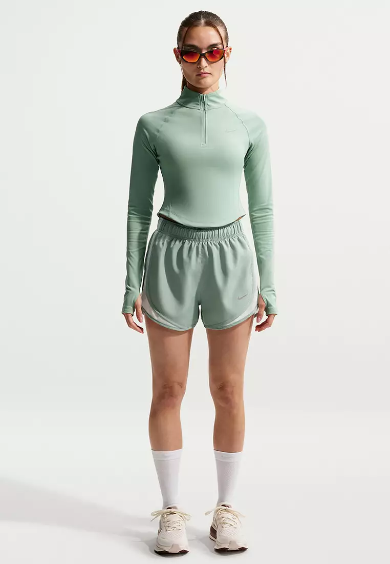 Tempo Women's Dri-FIT Mid-Rise Brief-Lined Running Shorts