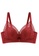 ZITIQUE red Non-wire Latex Adjustable Sexy Bra-Red 1BD7AUSA11C431GS_1
