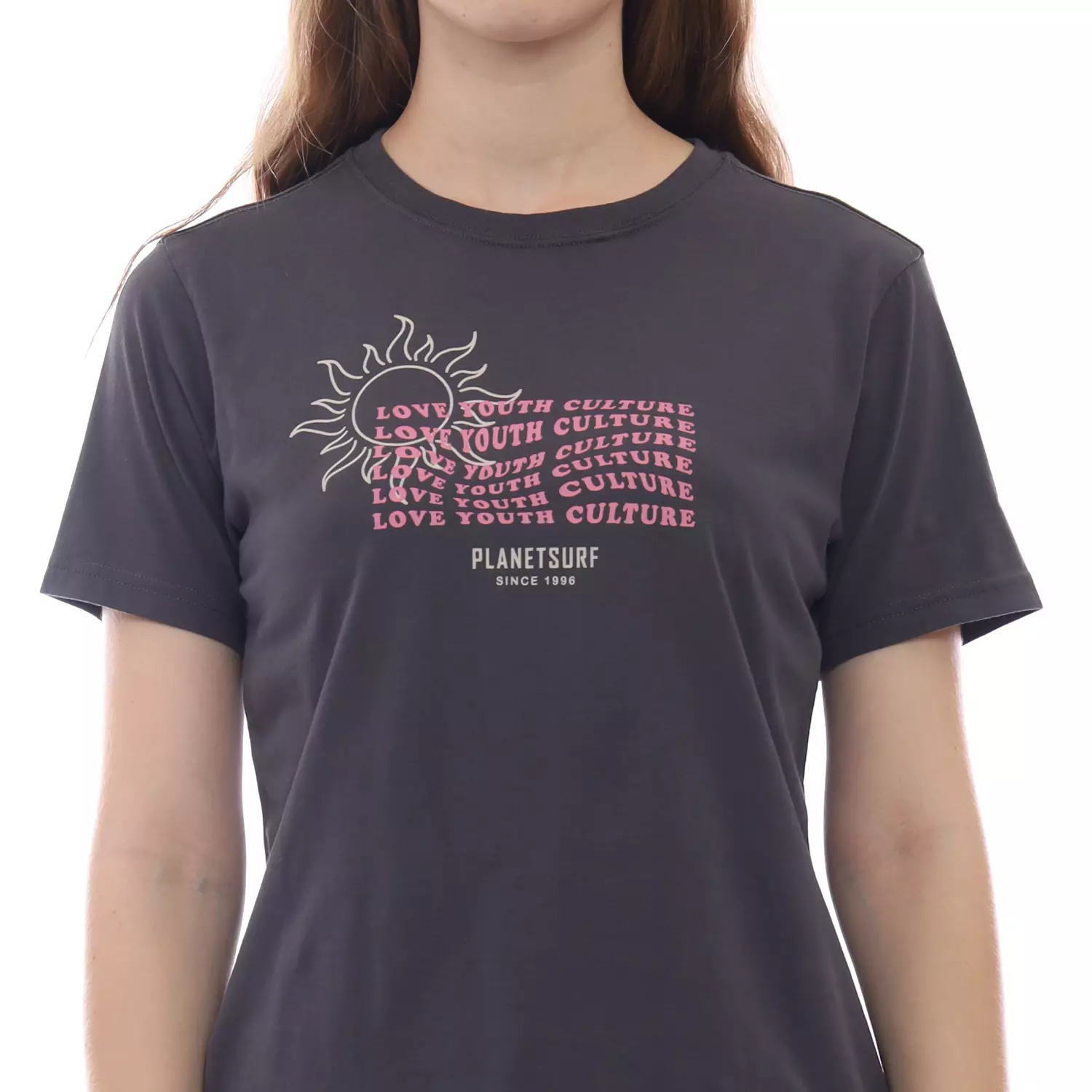 Planet Surf Clothing Kaos Lengan Pendek Wanita Raisa Ladies Tee 231C Planet Surf