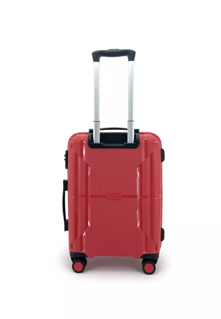 Buy Flyasia FLYASIA Xtreme PP Hard Case Luggage Bag 24 Inch (Red/Dark