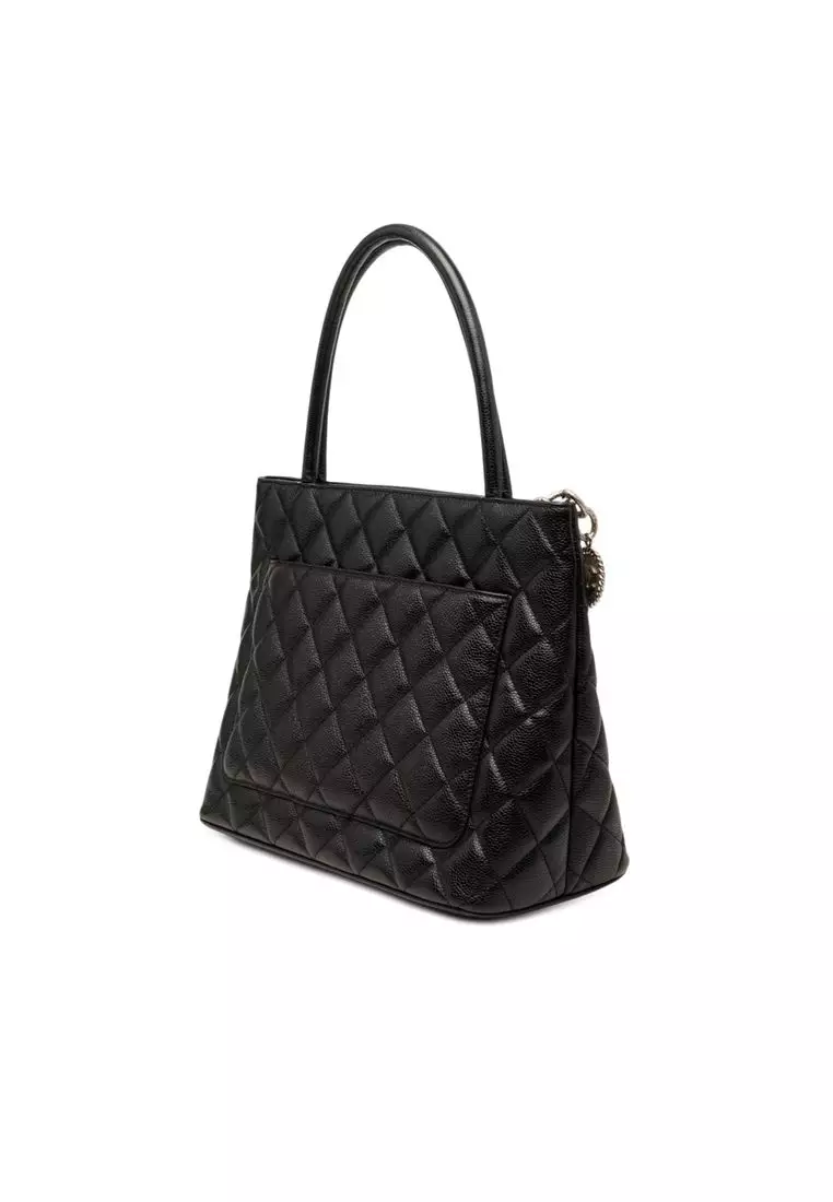 Pre-Loved Chanel Caviar Medallion Tote