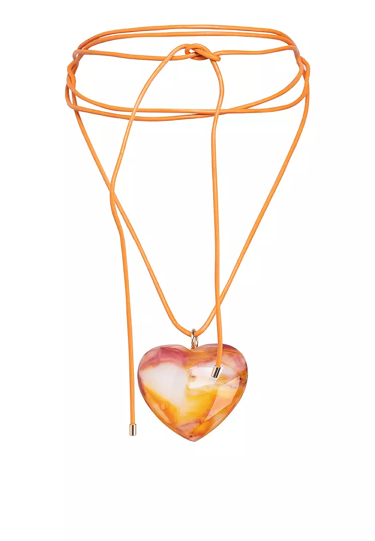 Zara heart necklace deals