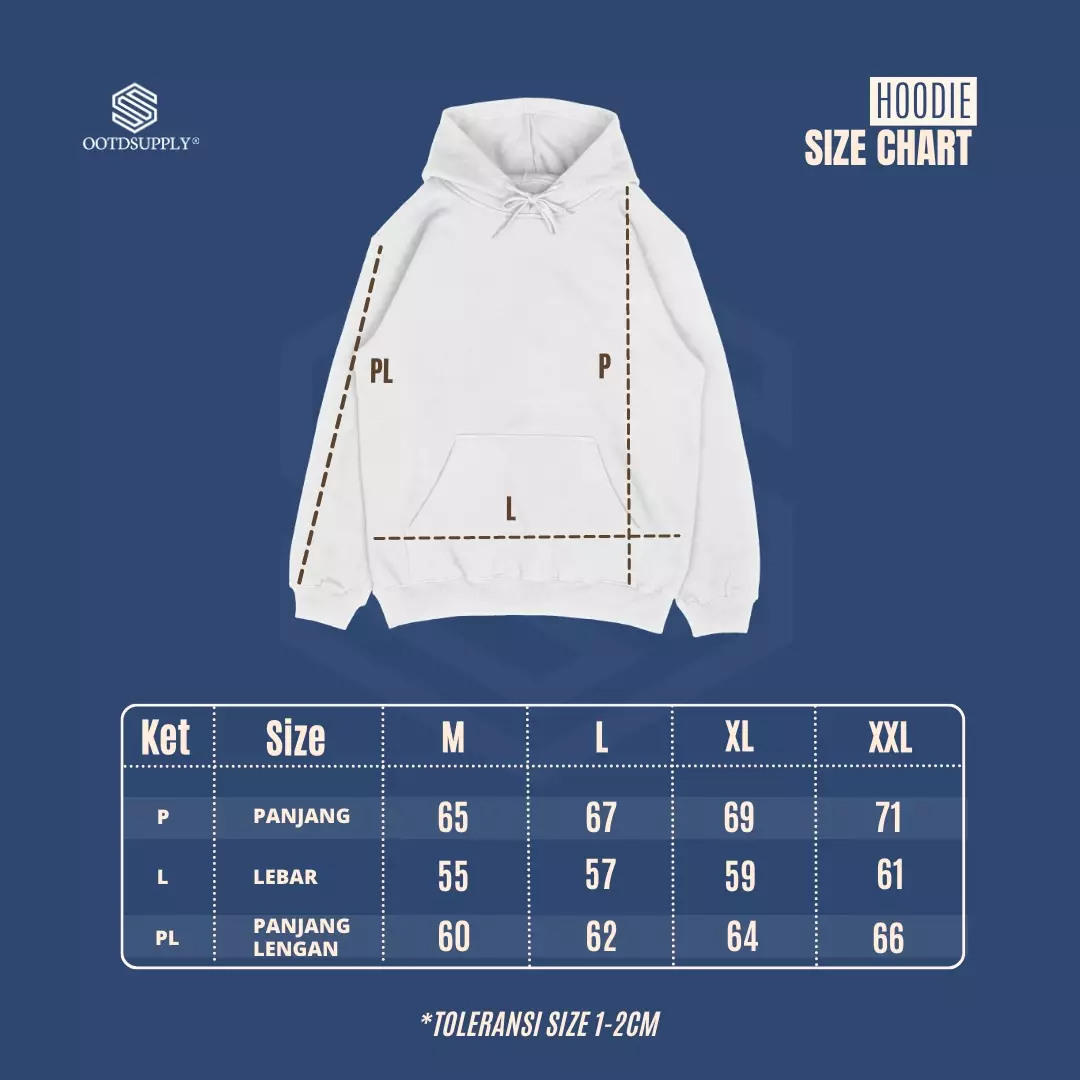 OOTDSUPPLY - Pullover Hoodie 1997 Benhur & Dark Army | Pria & Wanita HD067