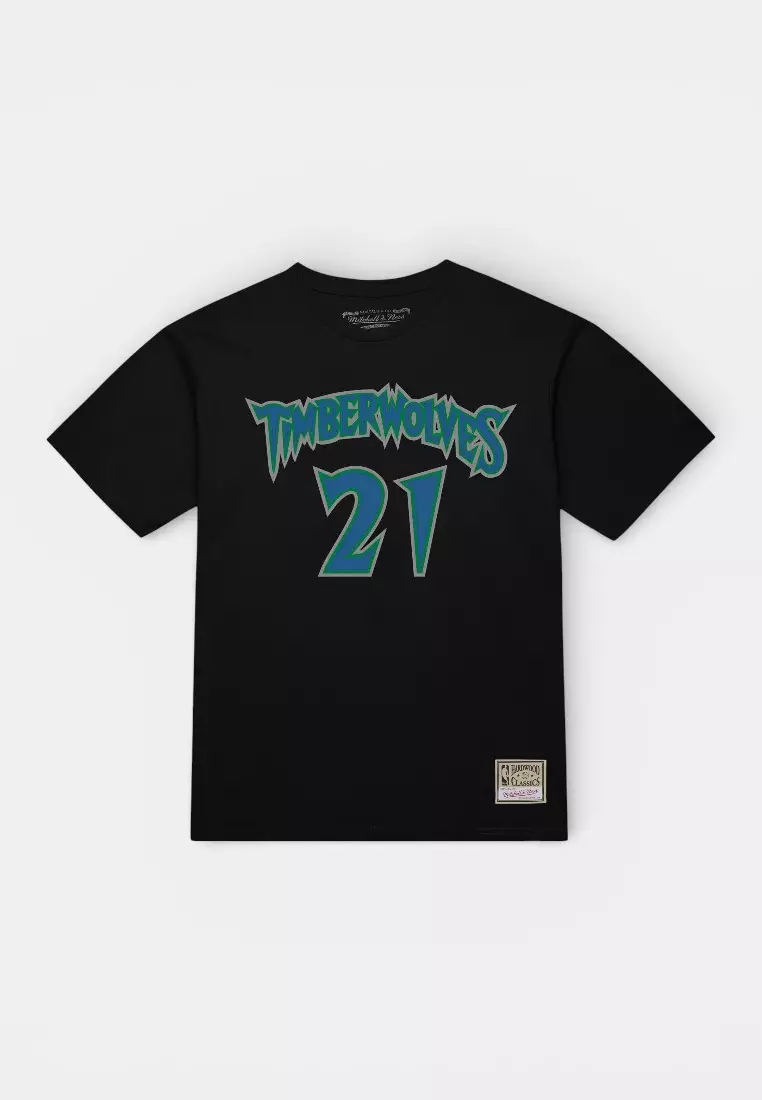 #21 Kevin Garnett Minnesota Timberwolves Men's T-Thirt - Player Name & Number Tee