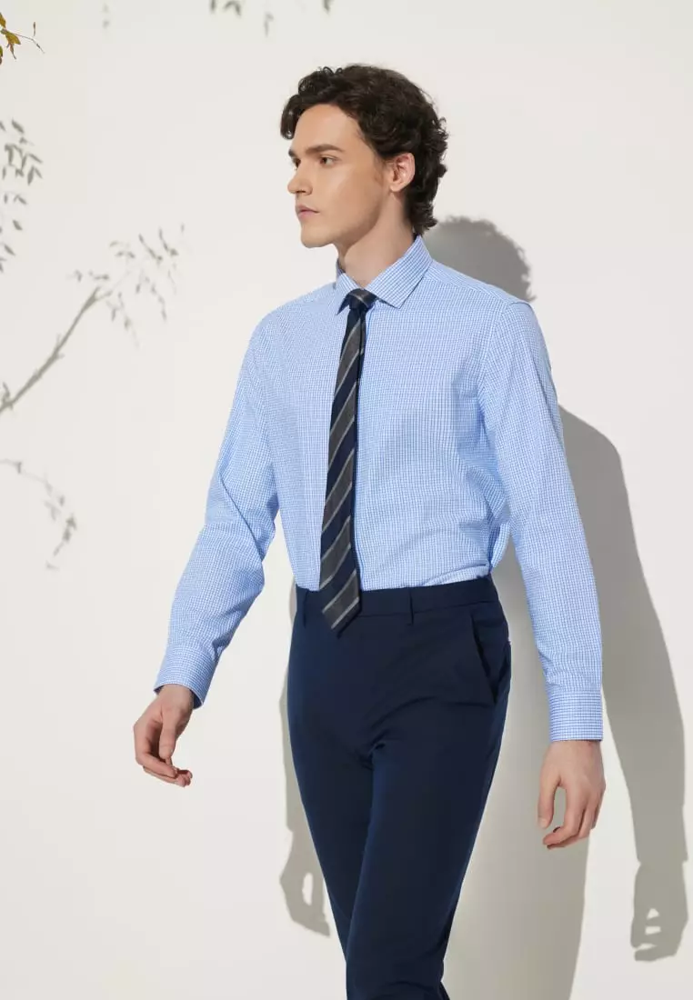 G2000 Non-Iron Silky Touch Smart Fit Check Shirt