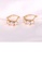 Glamorousky white 925 Sterling Silver Plated Gold Simple Temperament Geometric Cubic Zirconia Stud Earrings 29F32AC7287201GS_3