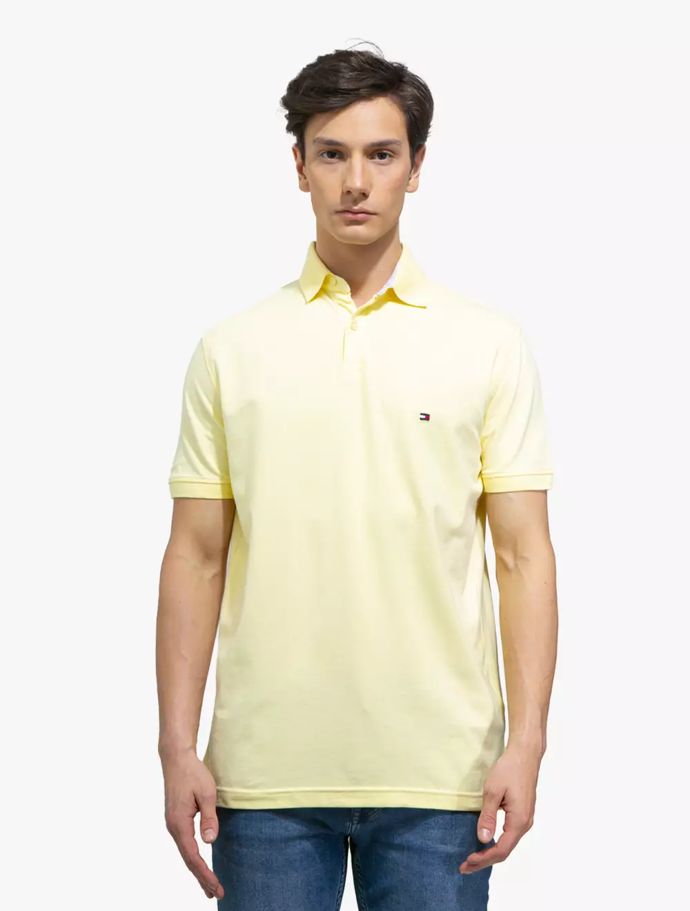 Tommy hilfiger polo yellow 2025