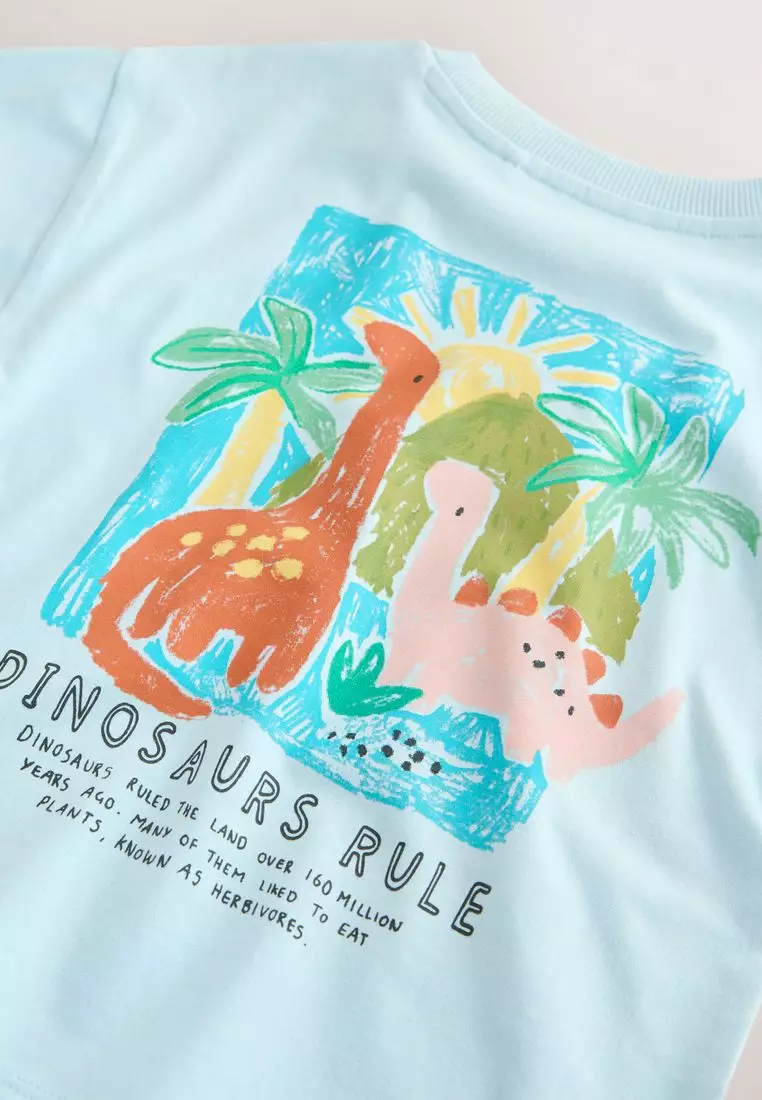 Short Sleeve Back Print T-Shirt