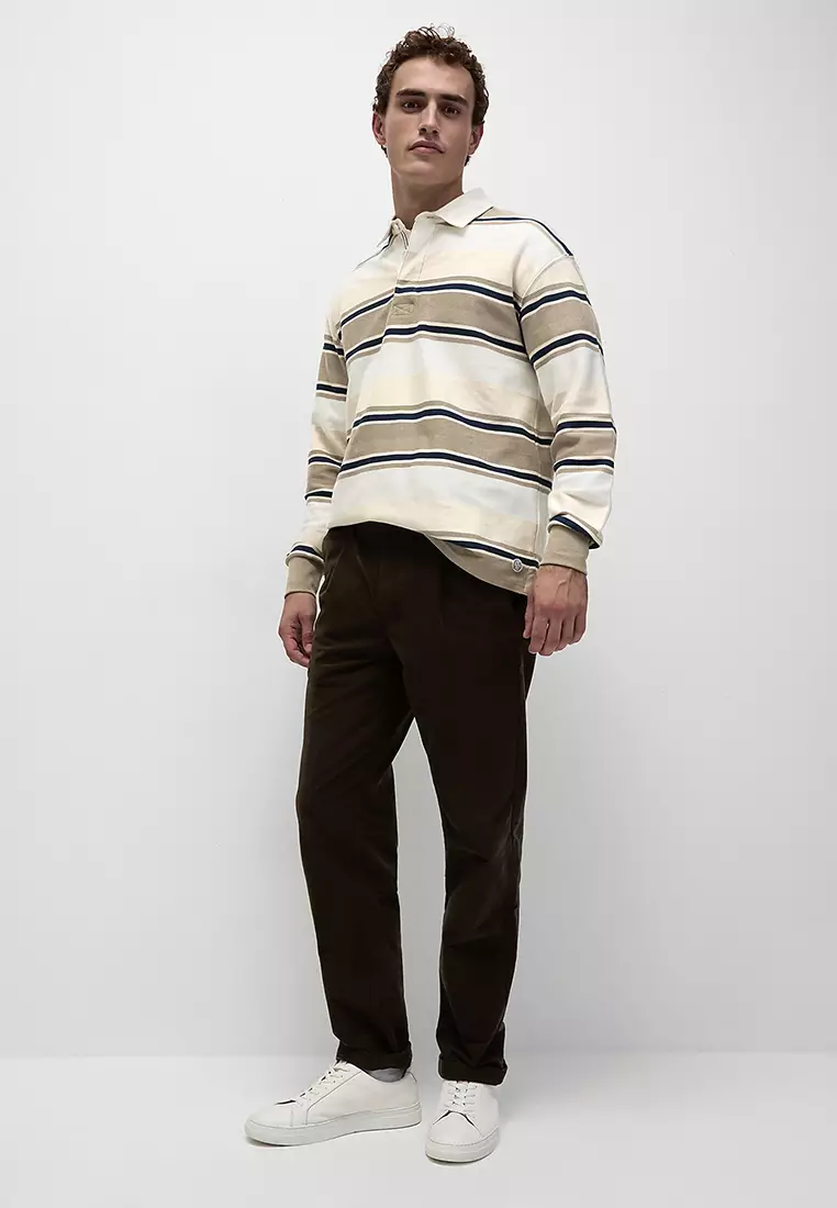 Pure Cotton Striped Rugby Shirt
