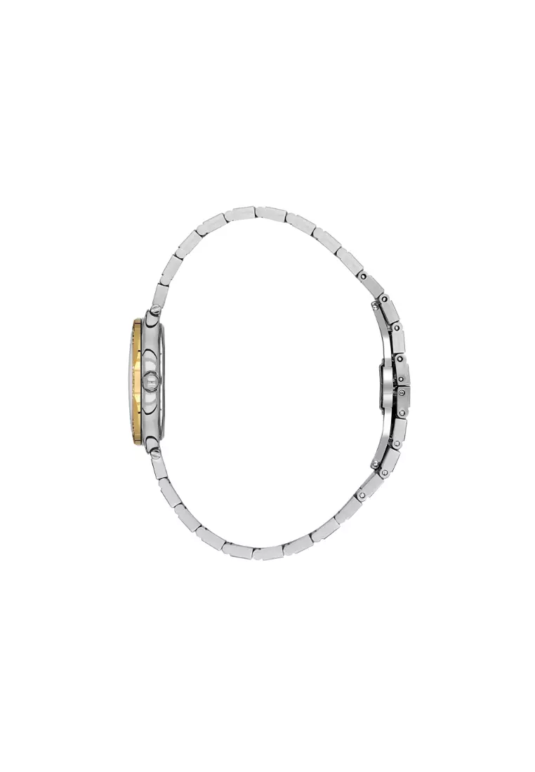 Women Analog Gold Stainless Steel Watch DK.1.14101-3