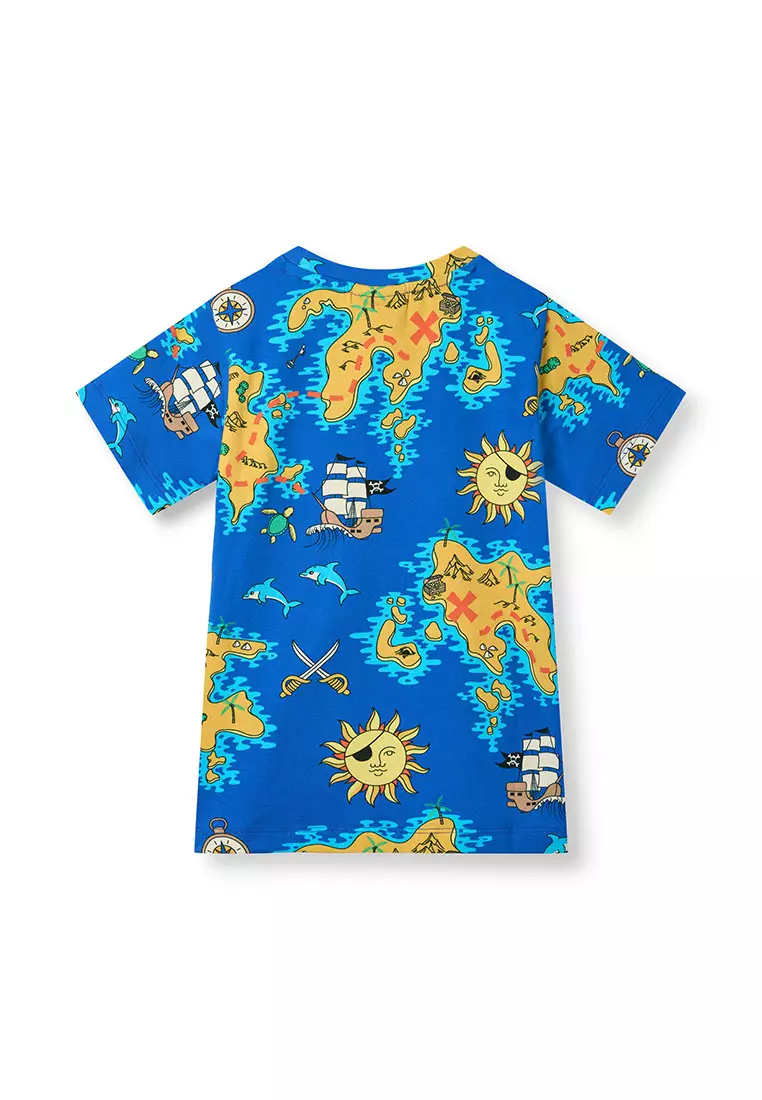 T-shirt with pirate map