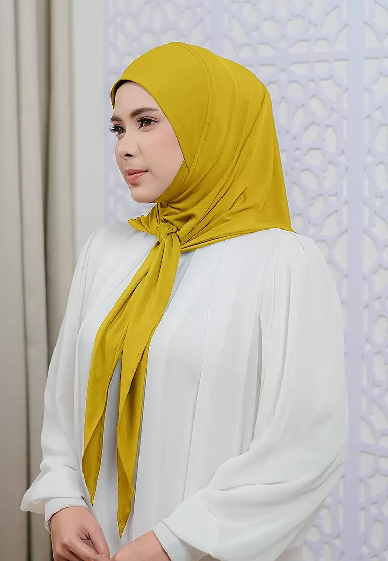 HIJAB INSTAN LUNA - LIGHT MUSTARD