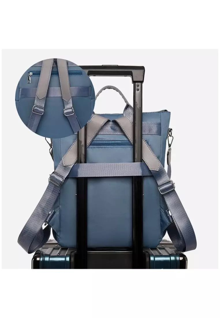 Cartery Blue Waterproof Backpack