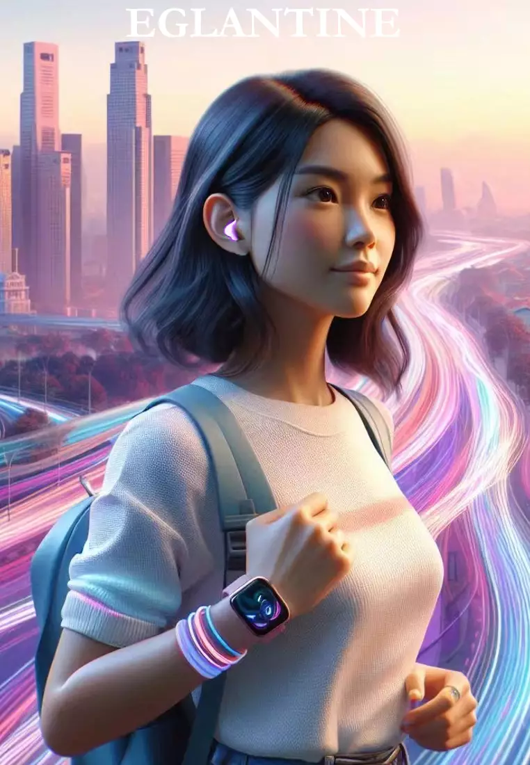 Value Set - 4 pieces 5S PRO Mini Wireless Earbuds - TWS (True Wireless Stereo) - White / Purple / Black / Pink