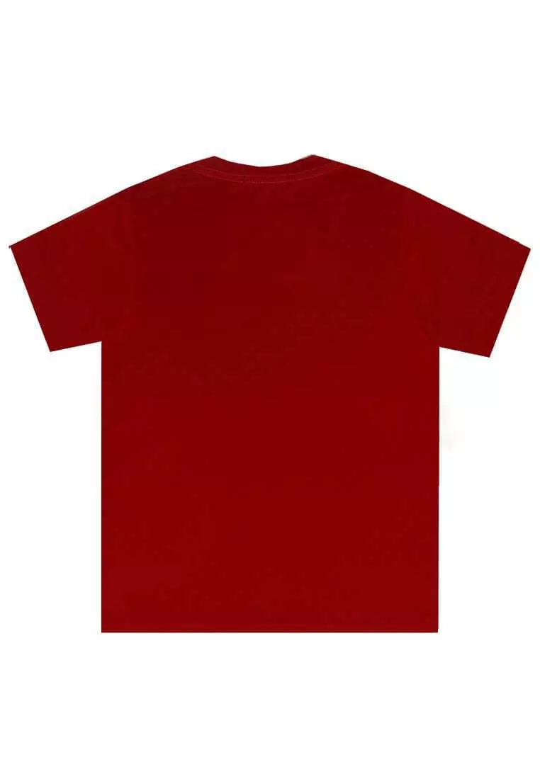 MTM70 kaos anime panda tulisan jepang pria instacool maroon