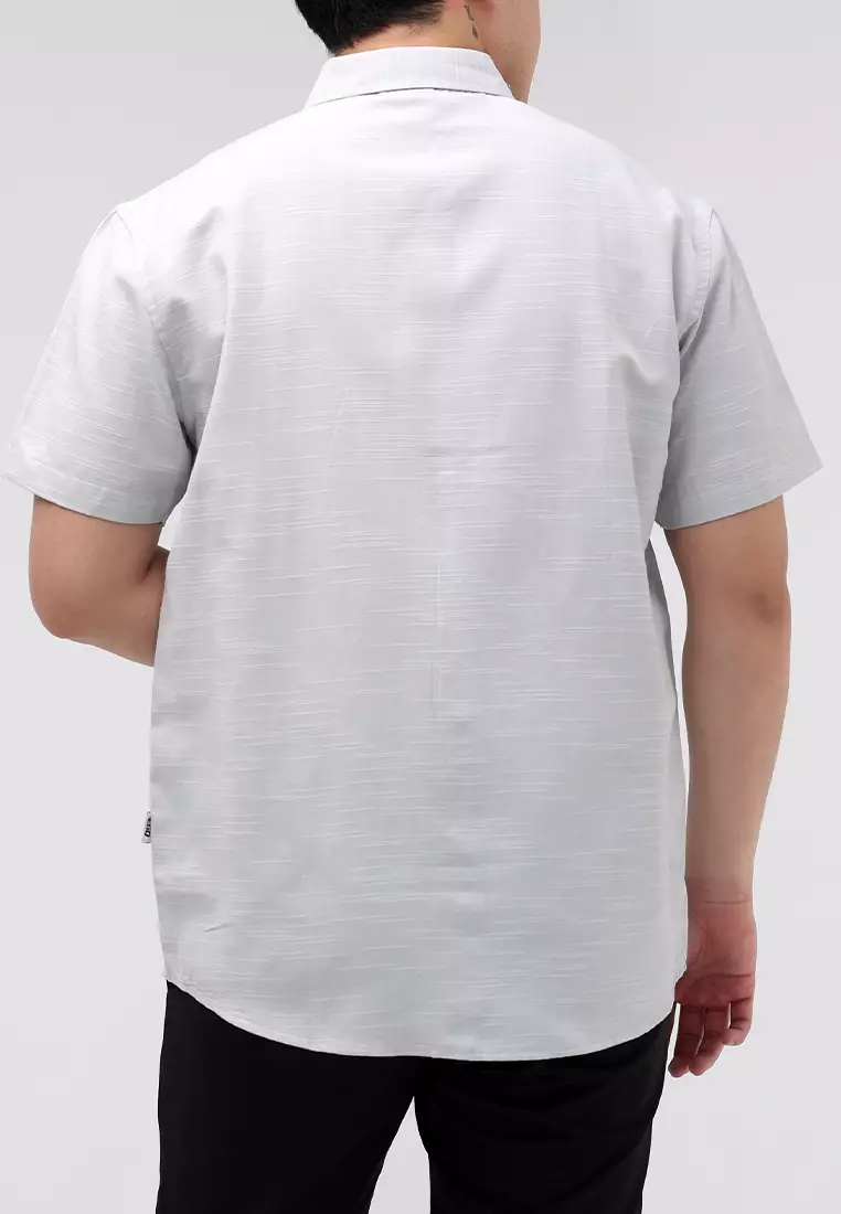 Woven Slub Cotton Short Sleeves