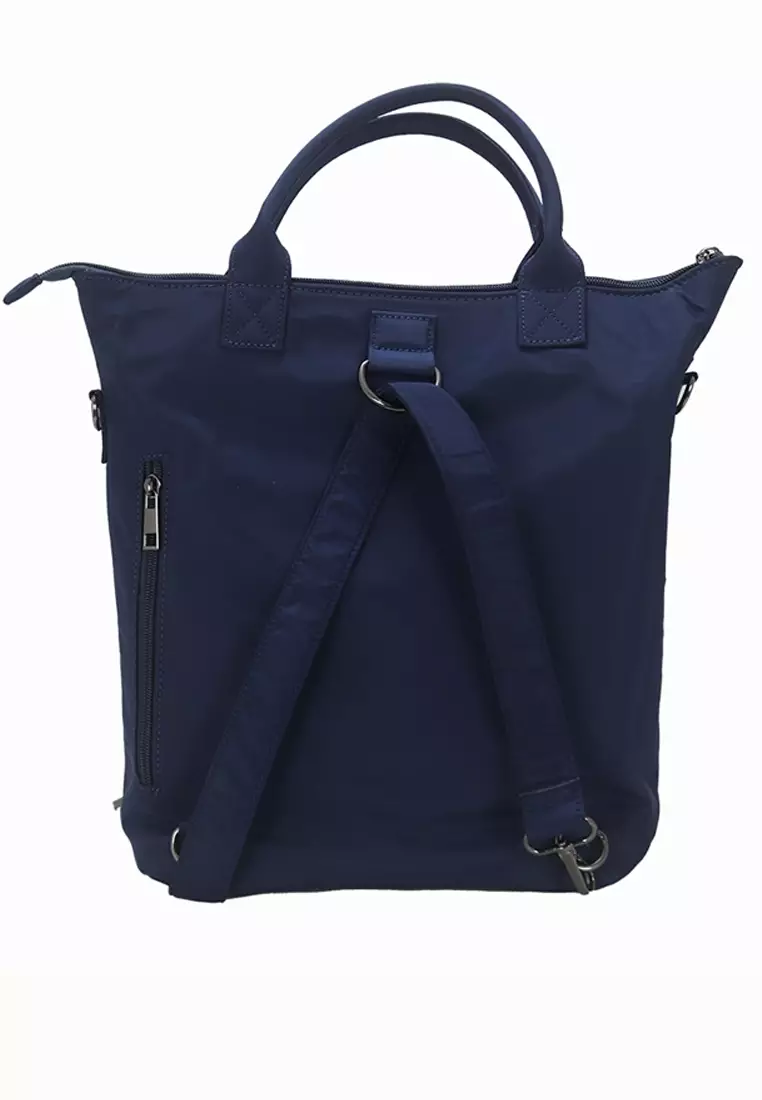 Elle Backpack B05-EL-3218 Blue With Pouch acc